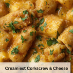Creamiest Corkscrew & Cheese