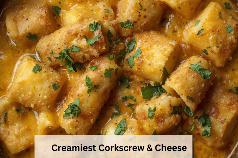 Creamiest Corkscrew & Cheese