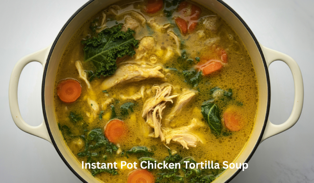 Instant Pot Chicken Tortilla Soup