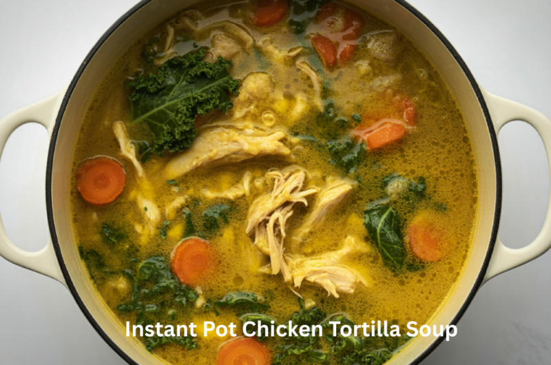Instant Pot Chicken Tortilla Soup