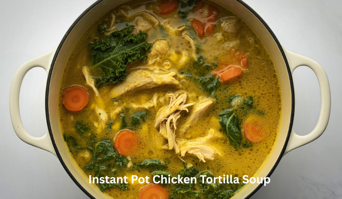 Instant Pot Chicken Tortilla Soup
