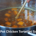 One Pot Chicken Tortellini Soup