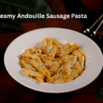 One Pot Creamy Andouille Sausage Pasta