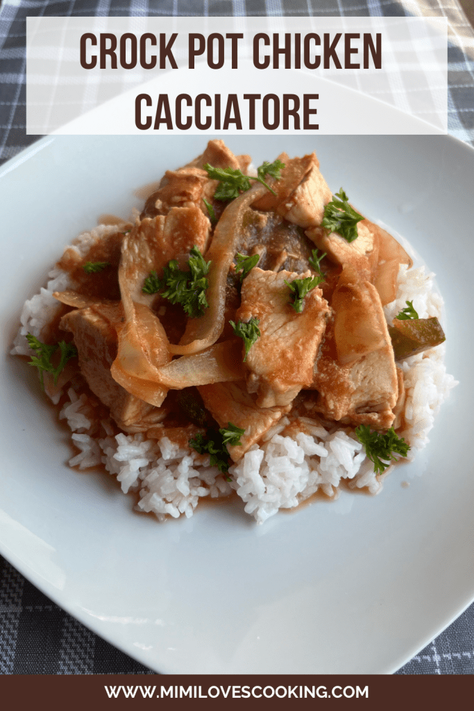 Crock Pot Chicken Cacciatore