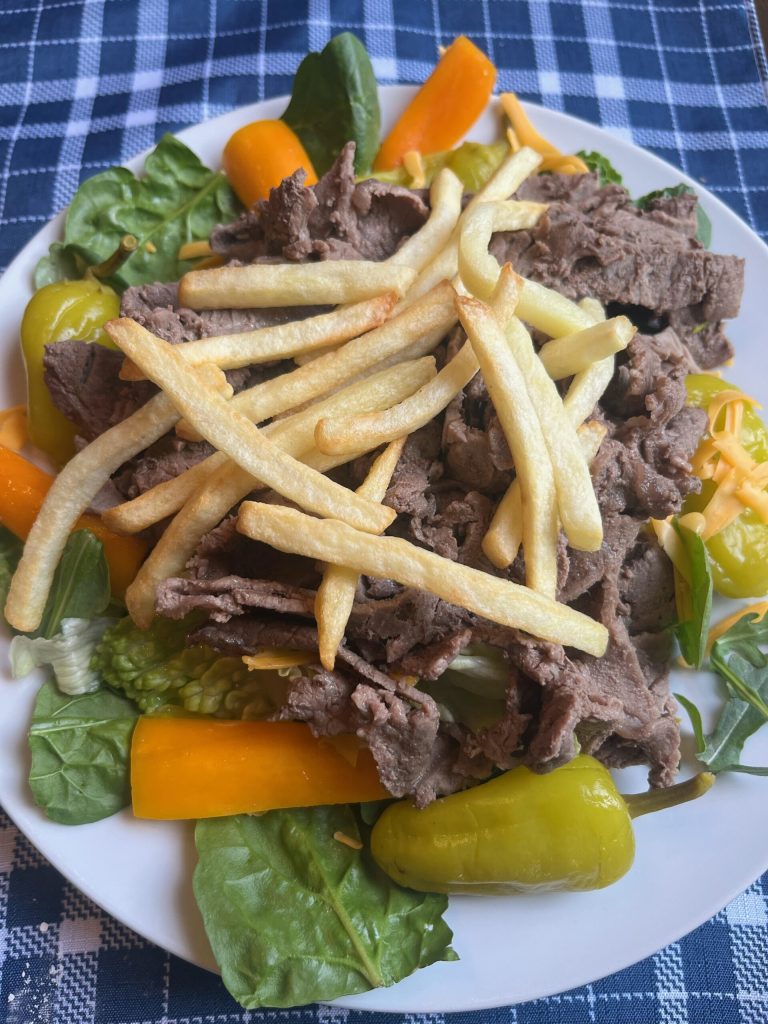 Pittsburgh Style Steak Salad