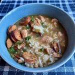 Crockpot Chicken & Andouille Sausage Gumbo
