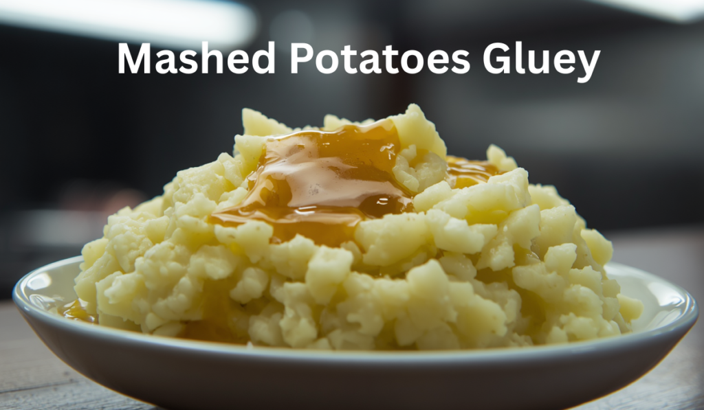 mashed potatoes gluey
